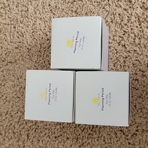3 Teacher Candles, New in Box